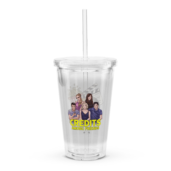 Credits Among Friends - Double Wall Clear Plastic Tumbler product image (1)