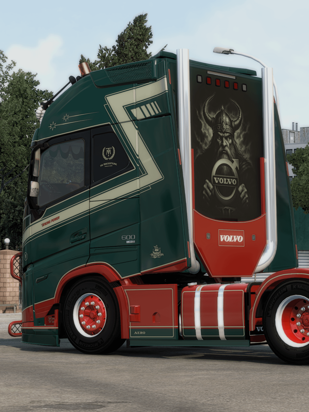 ETS2 TM Volvo FH4 FH5 FH6 Aero (SCS) + Trailer Schmitz S.KO COOL & Cargobull Multicolor Skin Pack product image (9)
