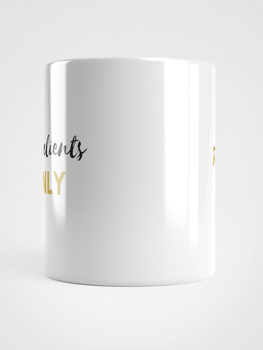 Rich Clients Only Golden Mug product image (6)