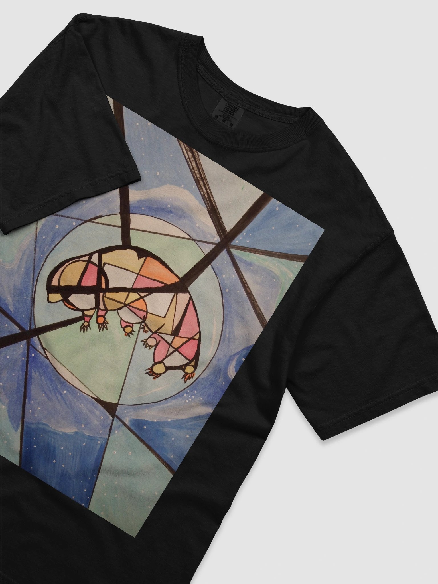 Cubism Painting: The Dream of a Tardigrade Comfort Colors Garment-Dyed Heavyweight T-Shirt by Comfort Colors product image (5)
