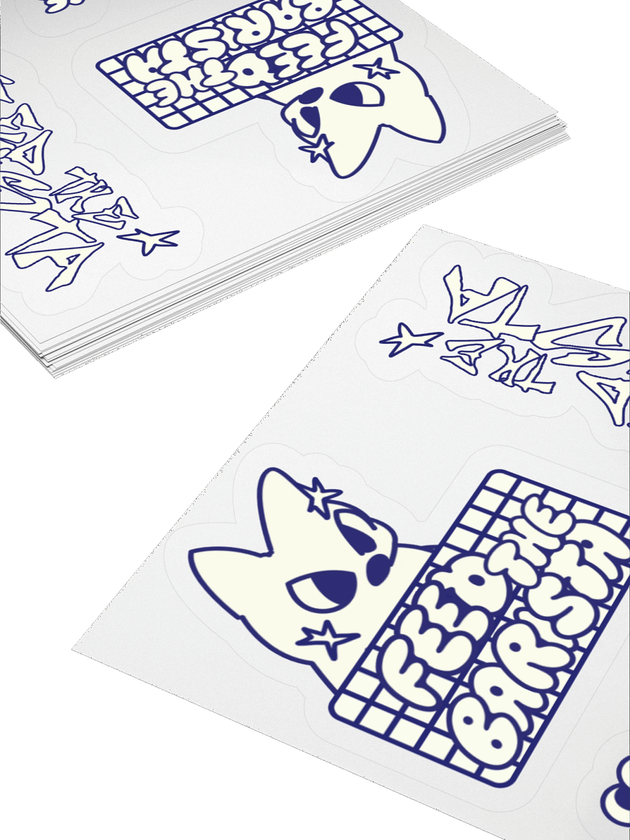 Feed the Barista sticker sheet 1 product image (8)