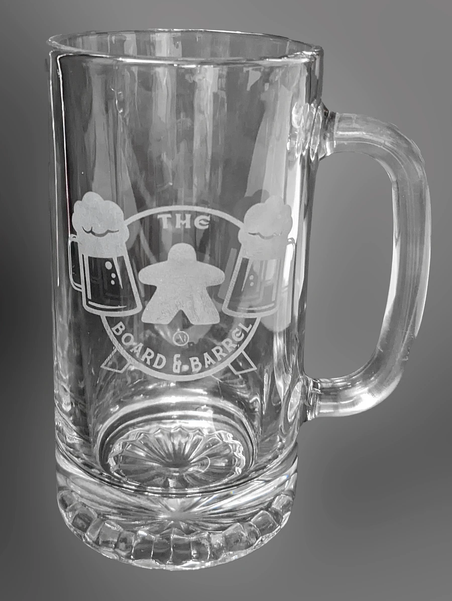 Board & Barrel Logo Engraved Beer Mug product image (1)