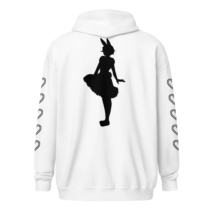 AWG Maid Dress Zip Hoodie (White) product image (6)