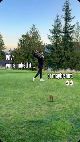 Felt so pure but no clue where it lands. Am I the only one with this? @ninsterss - you??

#bunker #golflife #pnw#westcoastgol...