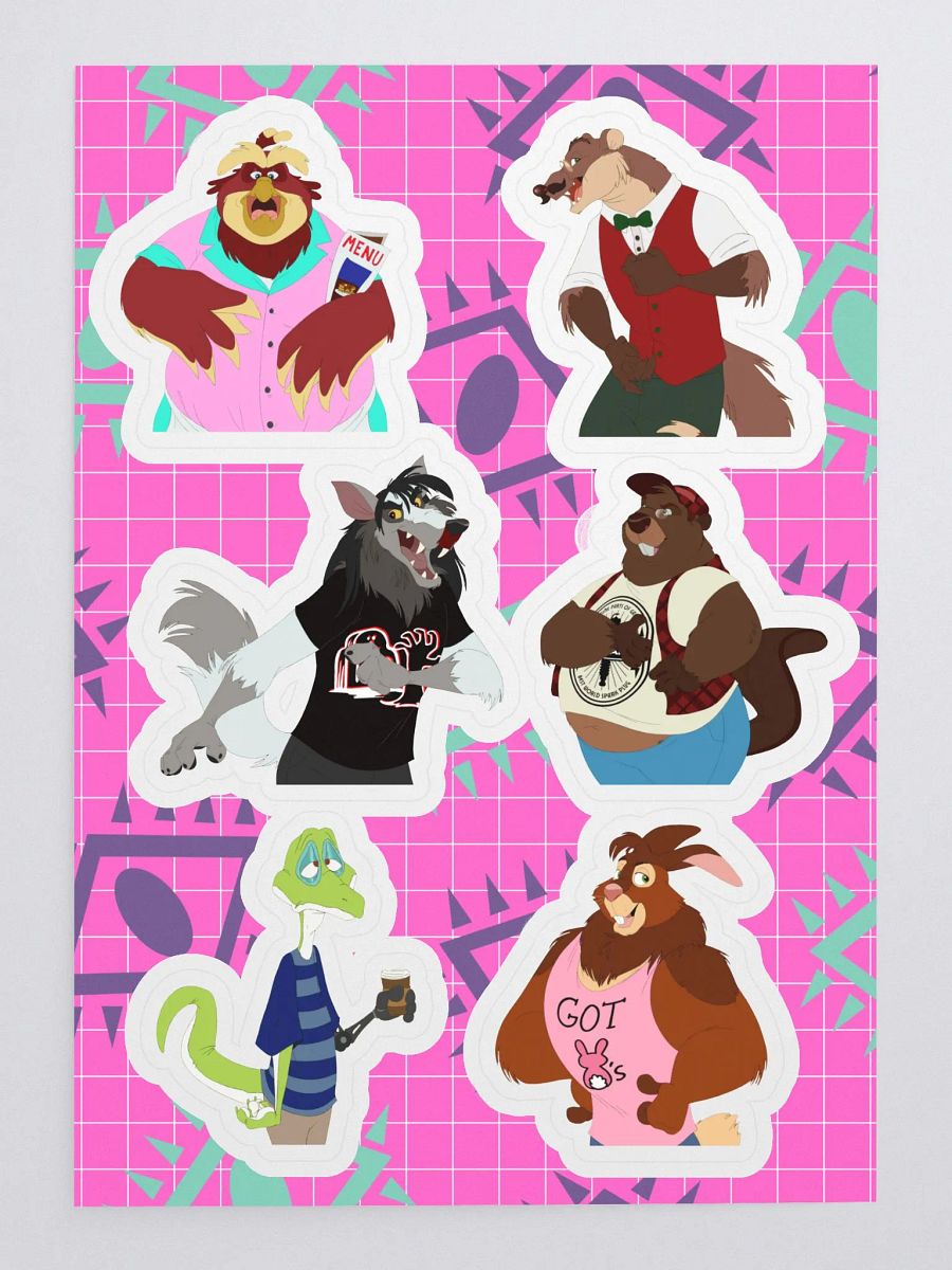 Cape Escape NPC Sticker Sheet #02 product image (3)