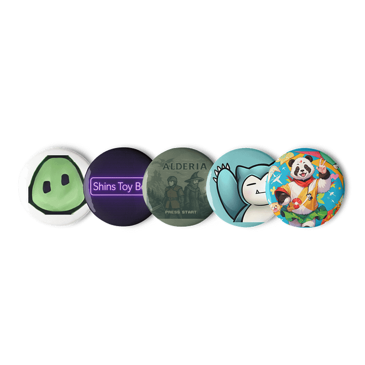 Assorted Pin Button Set product image (1)