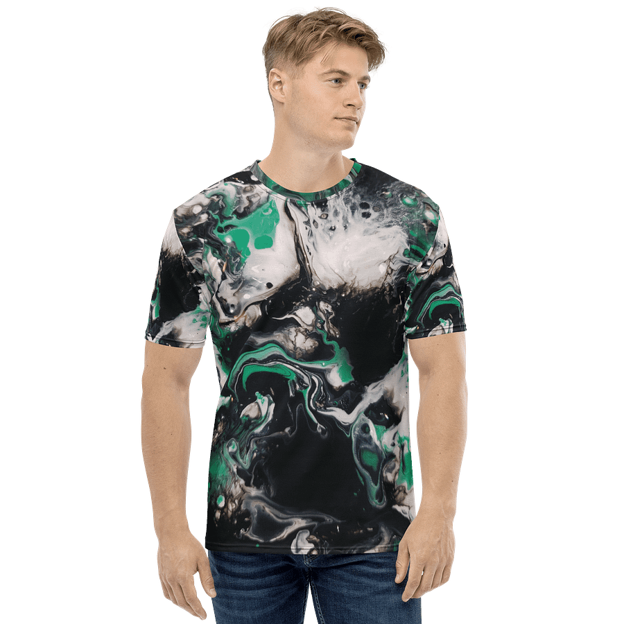 Green Waves - Vivid Expression All-Over Print Tee product image (2)