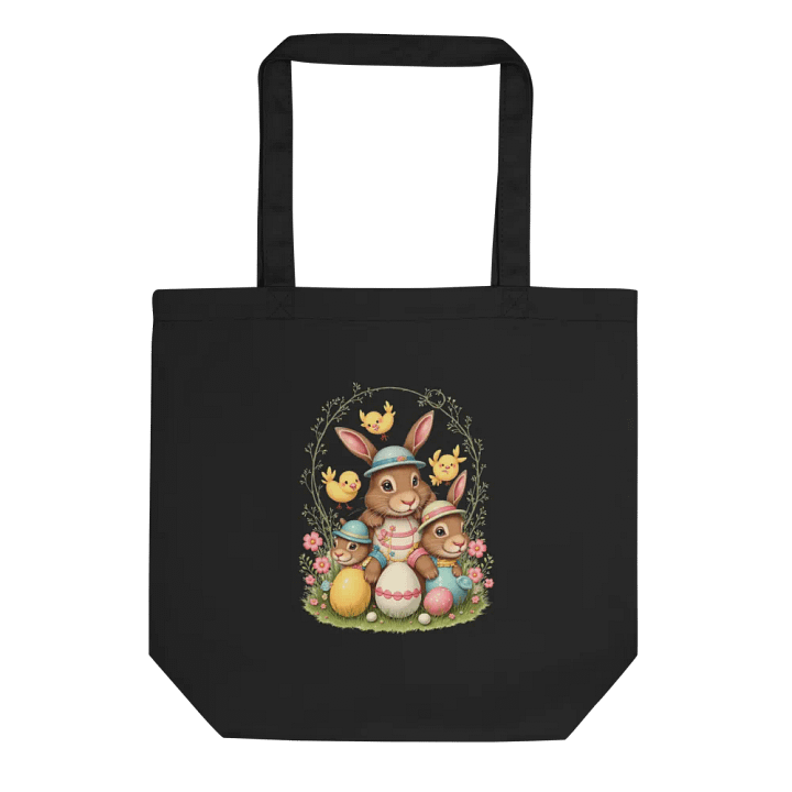 Festive Rabbit Family Eco Tote product image (1)