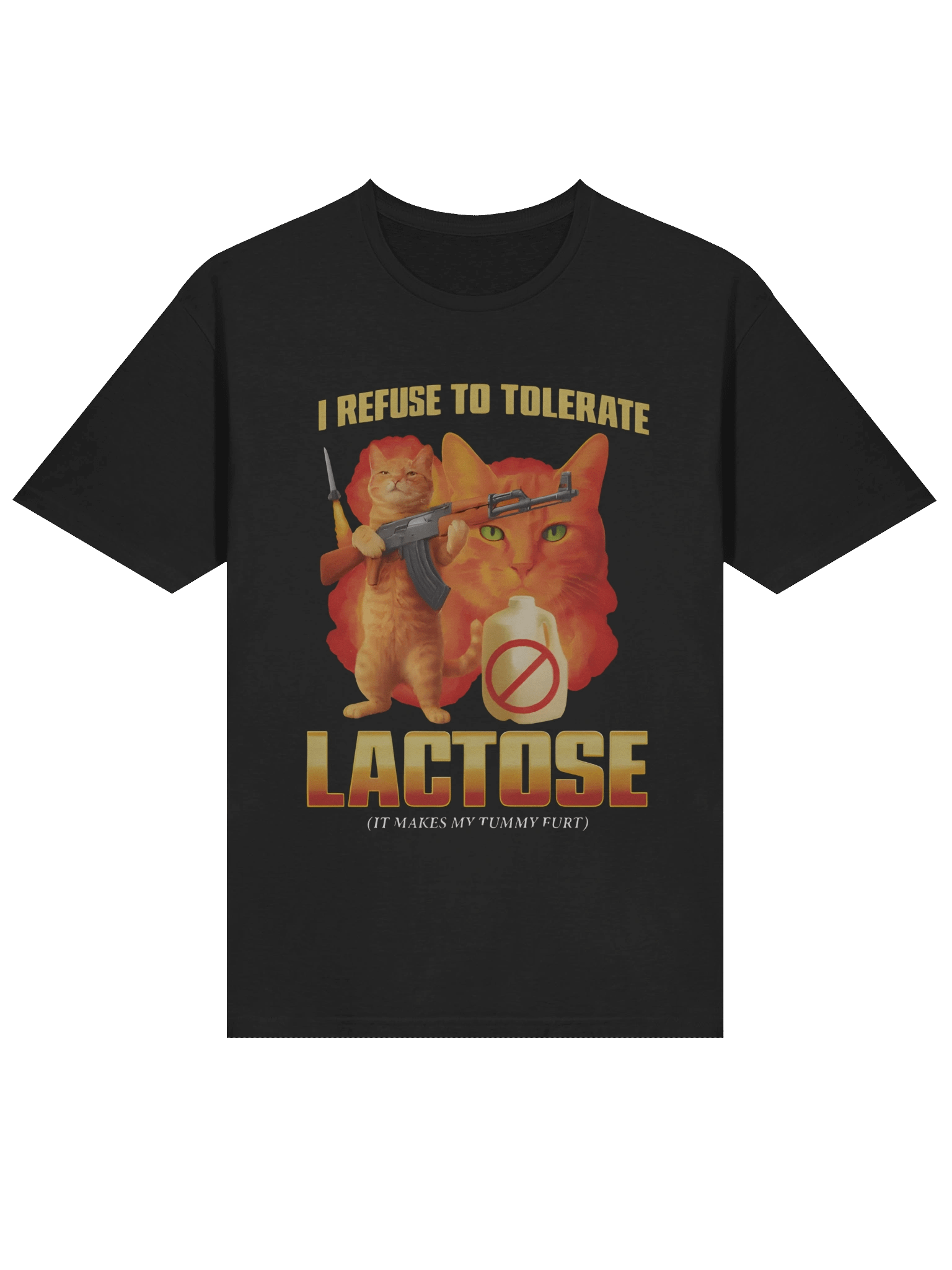 I Refuse To Tolerate Lactose It Makes My Tummy Hurt T-Shirt product image (2)