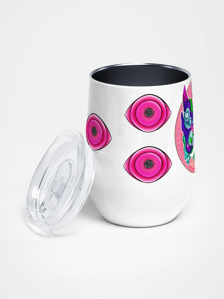 Yokai Migraine: Wine Tumbler product image (2)