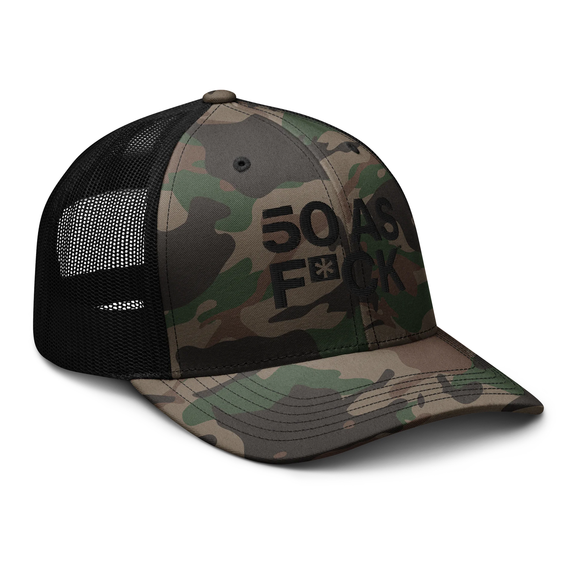 50 as FCK™ - Otto Cap Camouflage Trucker Hat product image (8)
