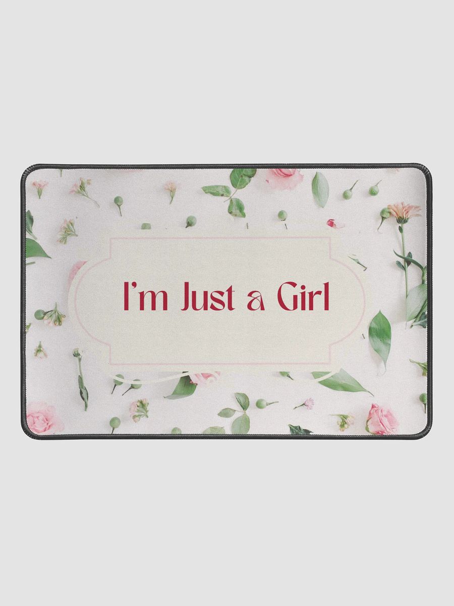 I'm Just a Girl Mouse Pad product image (1)