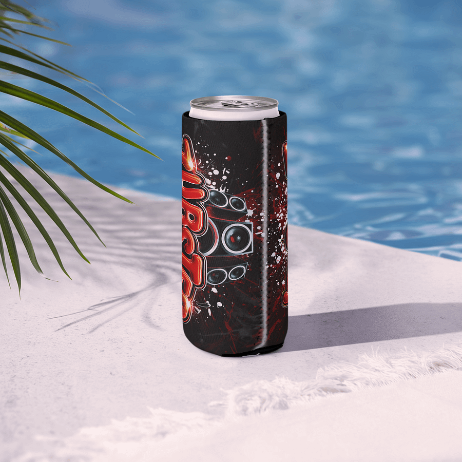 Zubstep Splatter Slim Can Koozie product image (6)