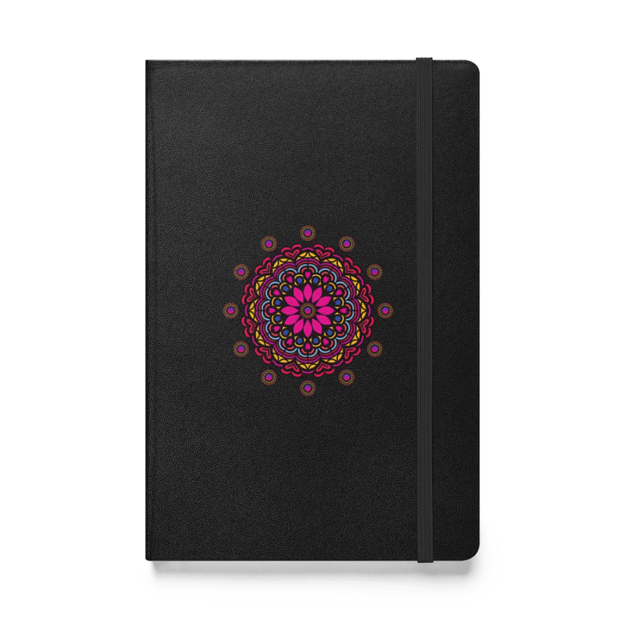 Symmetrical Mandala Hardcover Notebook product image (1)