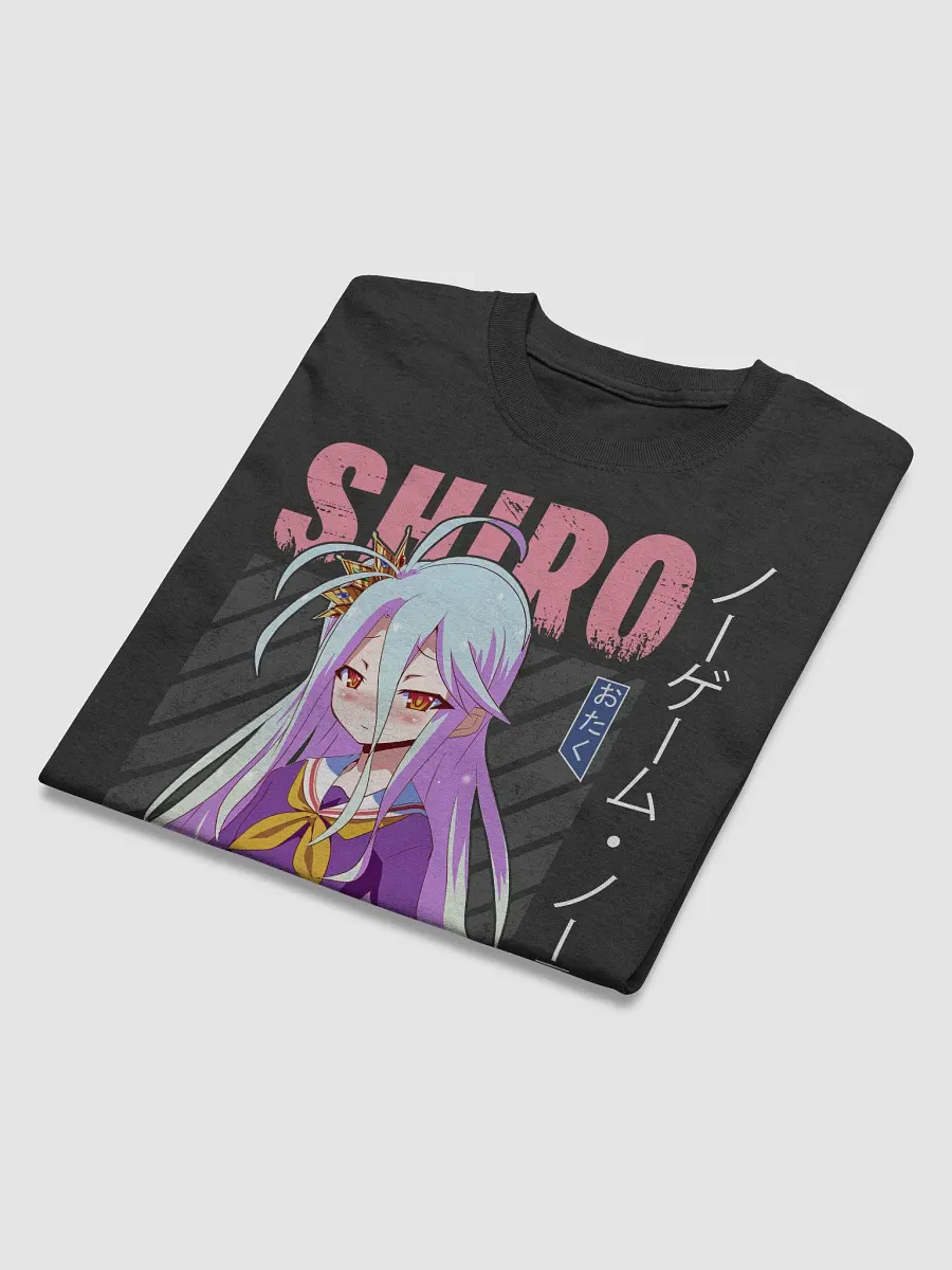 No Game No Life Shiro Mystic Aura T-Shirt – Gildan Heavyweight product image (4)