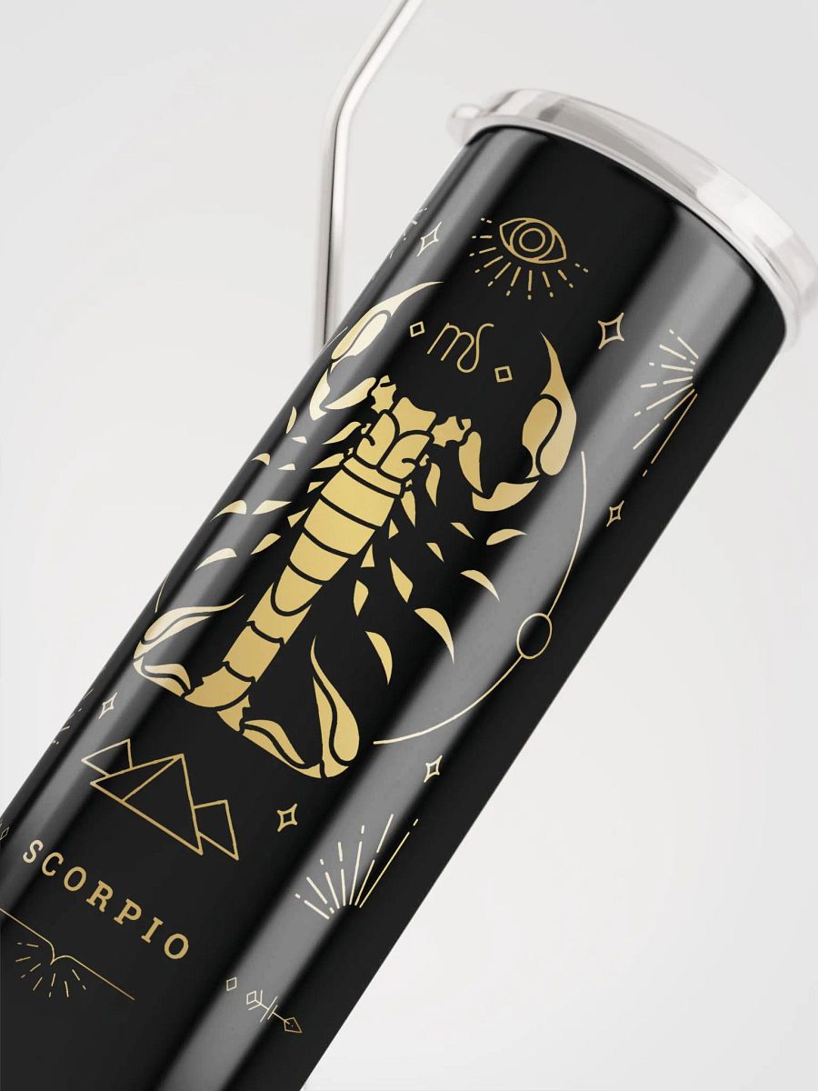 Elevate Your Spirits with our Celestial Scorpio Stainless Steel Tumbler | Eco-Friendly Elegance! product image (5)
