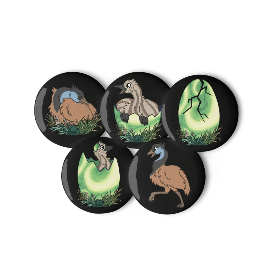 RAWR Breeze Pins - Large Black product image (1)