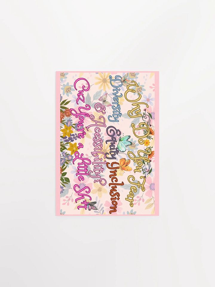 Hands Off DEIA, Why Do You Fear?, Protest Poster product image (3)