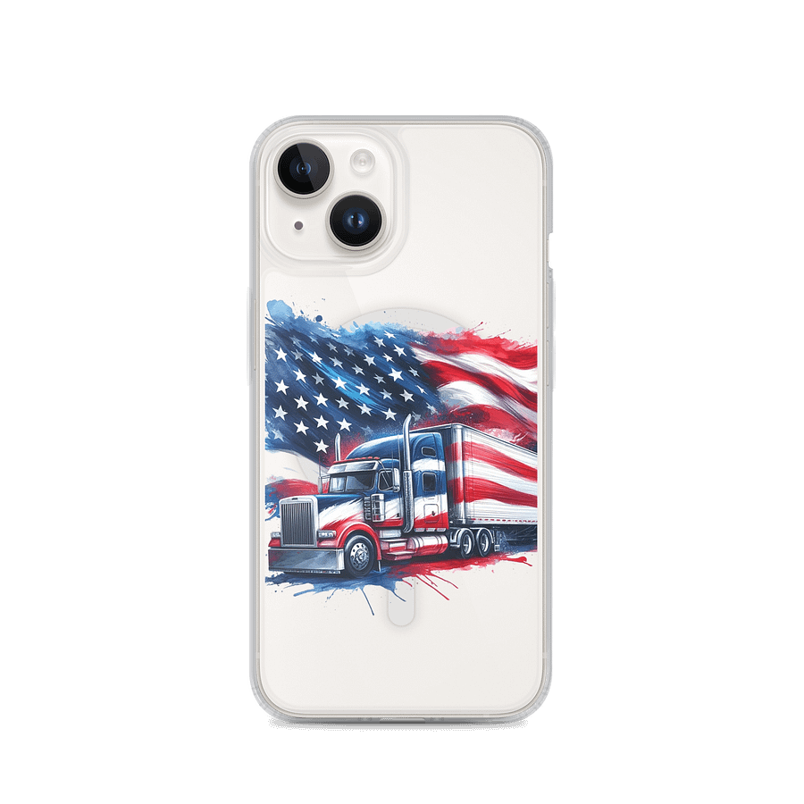 Patriotic Pride iPhone® MagSafe® Clear Case product image (4)