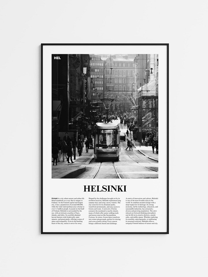 Helsinki 03 Newspaper Poster product image (1)