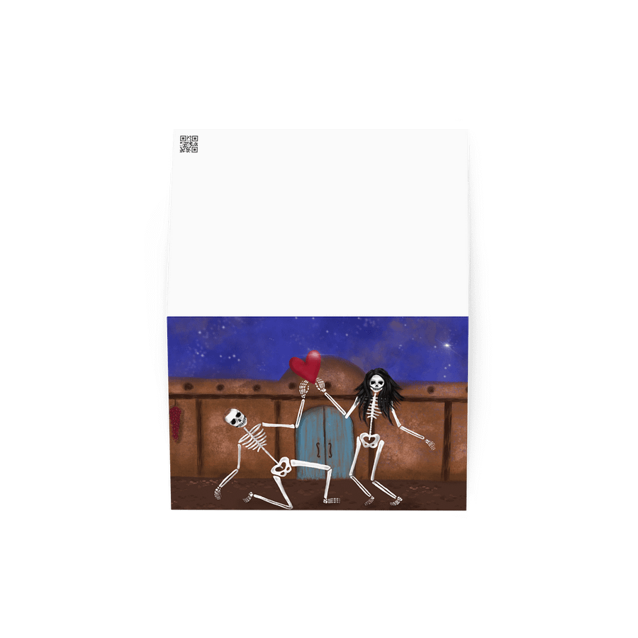 Two Skeletons under the stars Greeting Card product image (5)