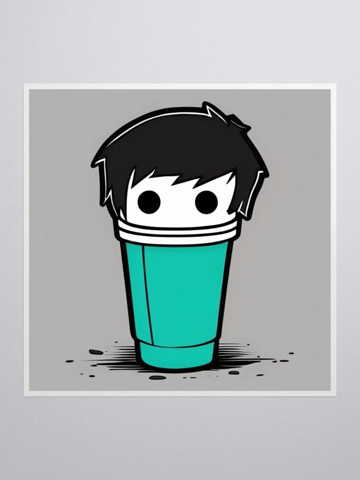 Cup Character Kiss Cut Stickers product image (2)