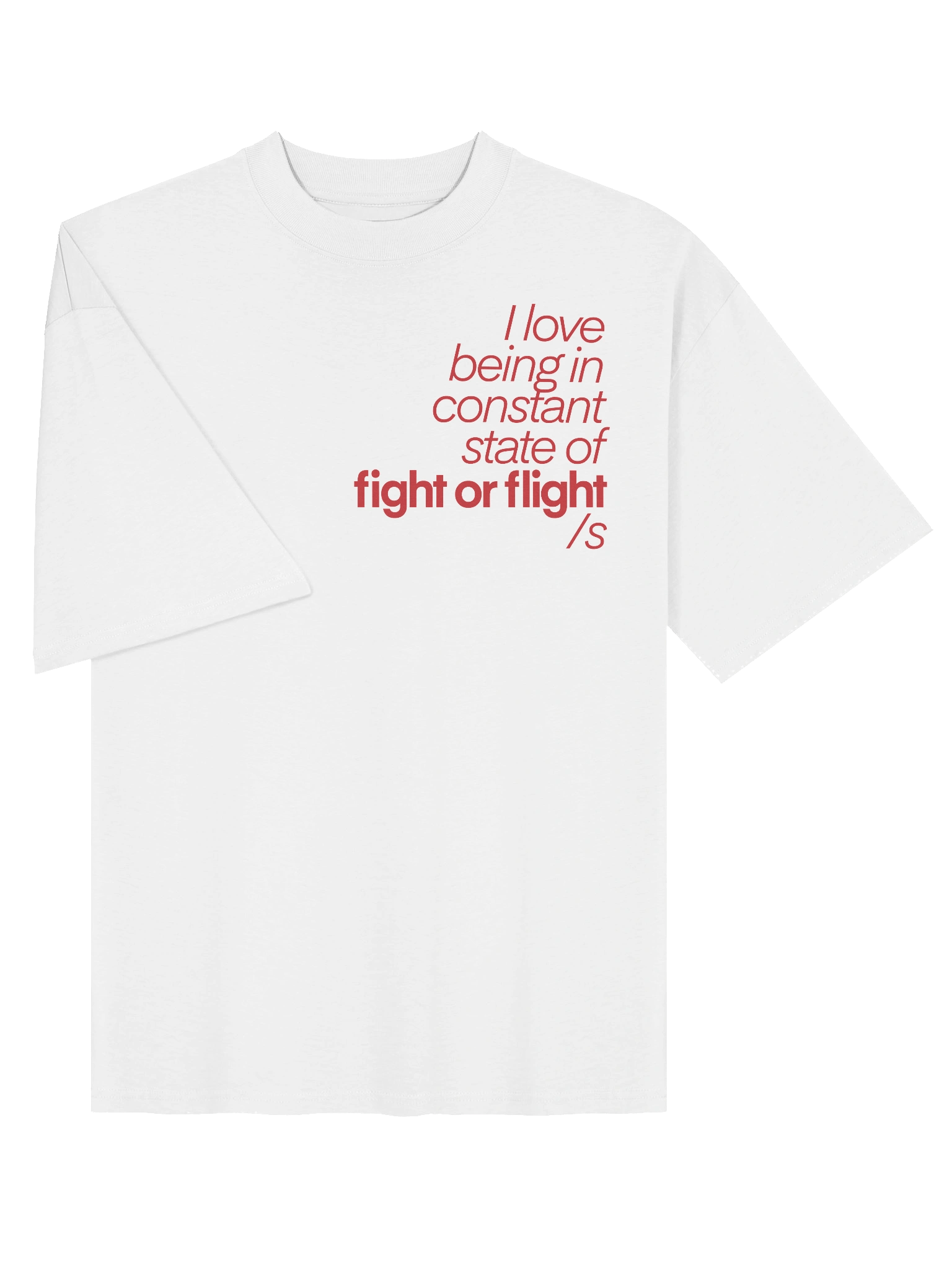 fight or flight t-shirt product image (10)