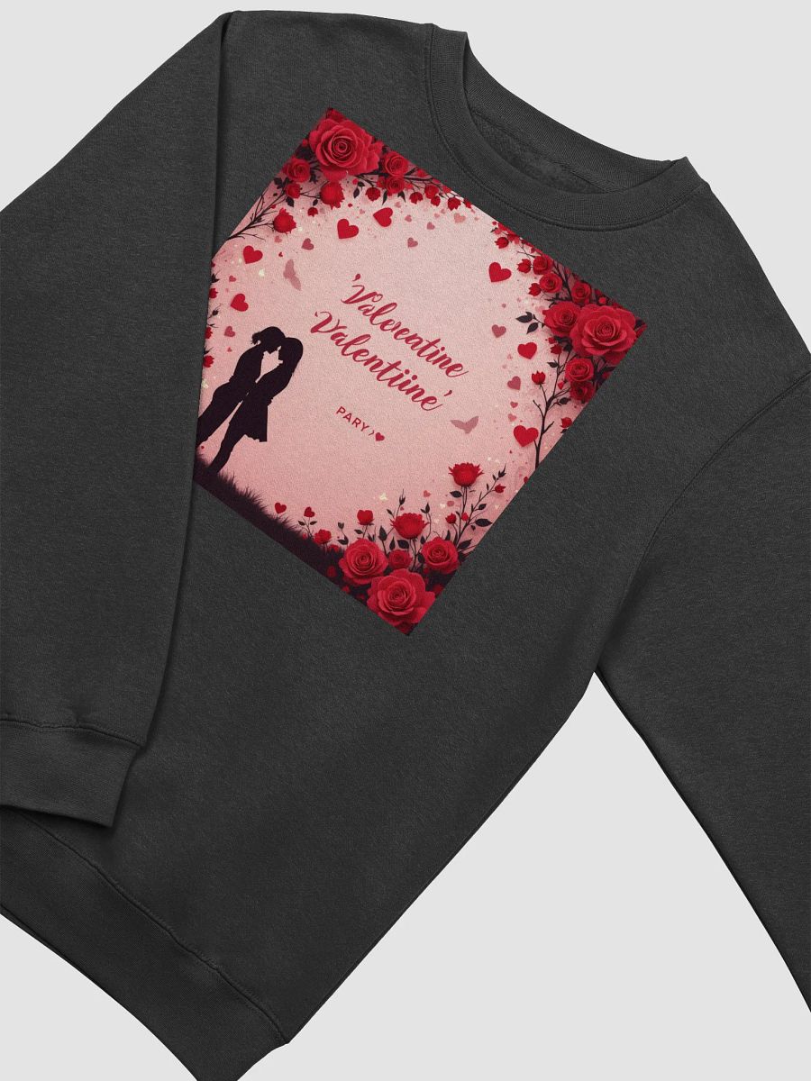 "T-shirt Romantique Saint-Valentin - Design Amour et Roses pour Couples" product image (3)