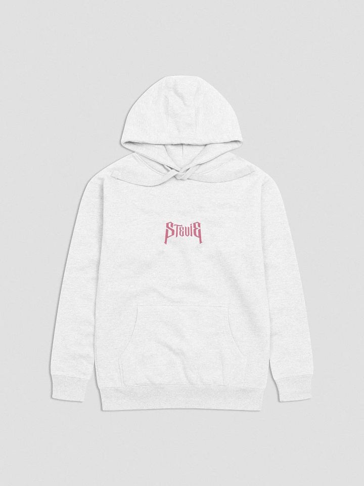 Premium Hoodie Stevie FKN Life (White/red) product image (1)
