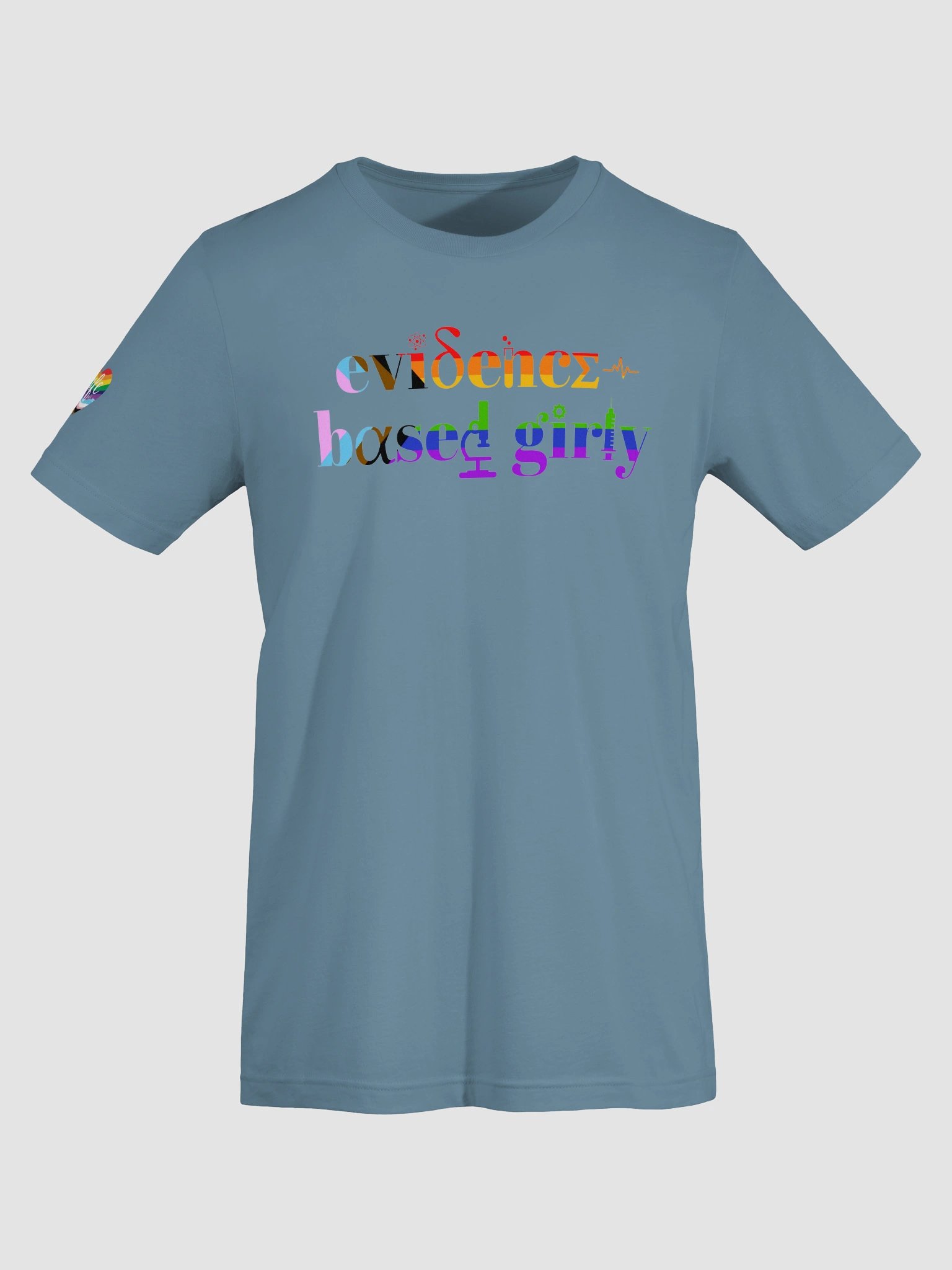 evidence based girly tee (pride version) product image (45)