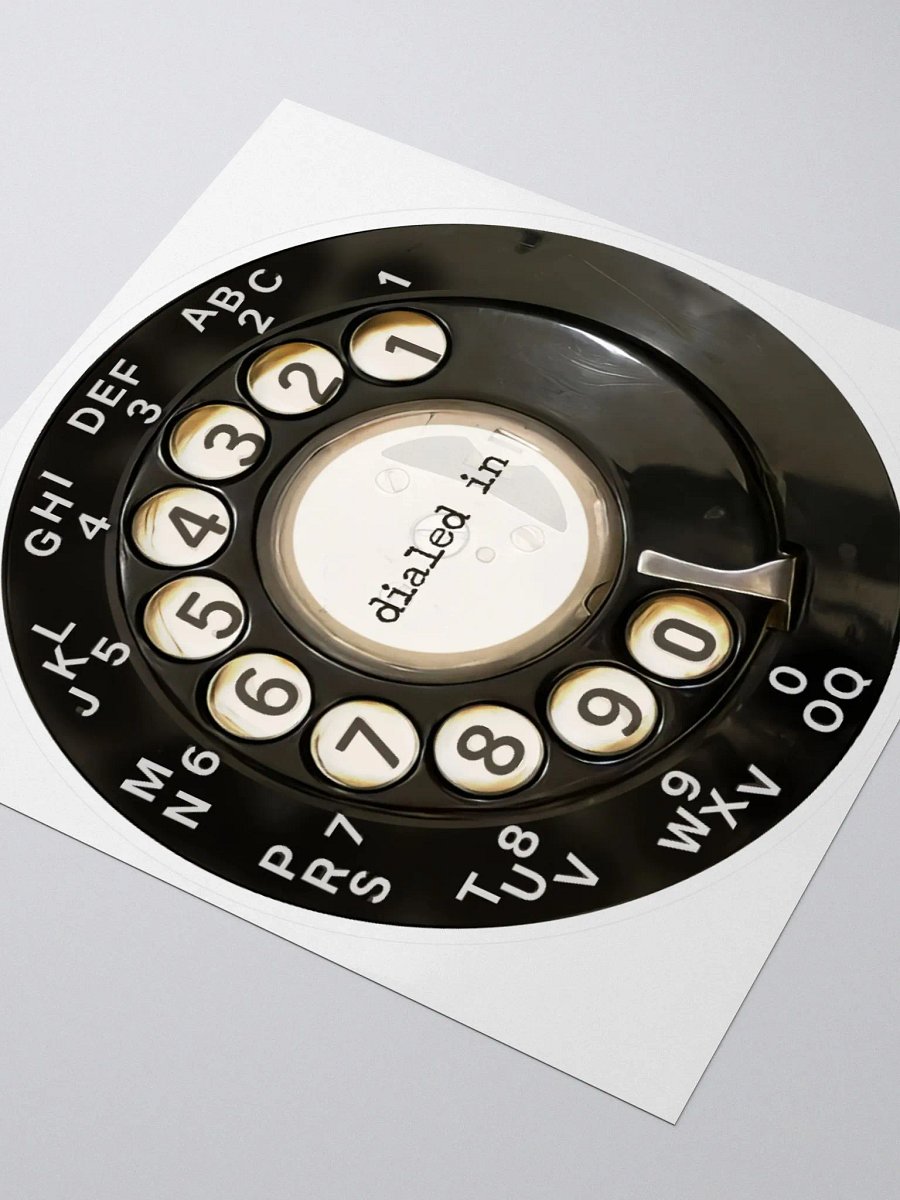 Dialed In Vintage Telephone Dial Stickers product image (8)