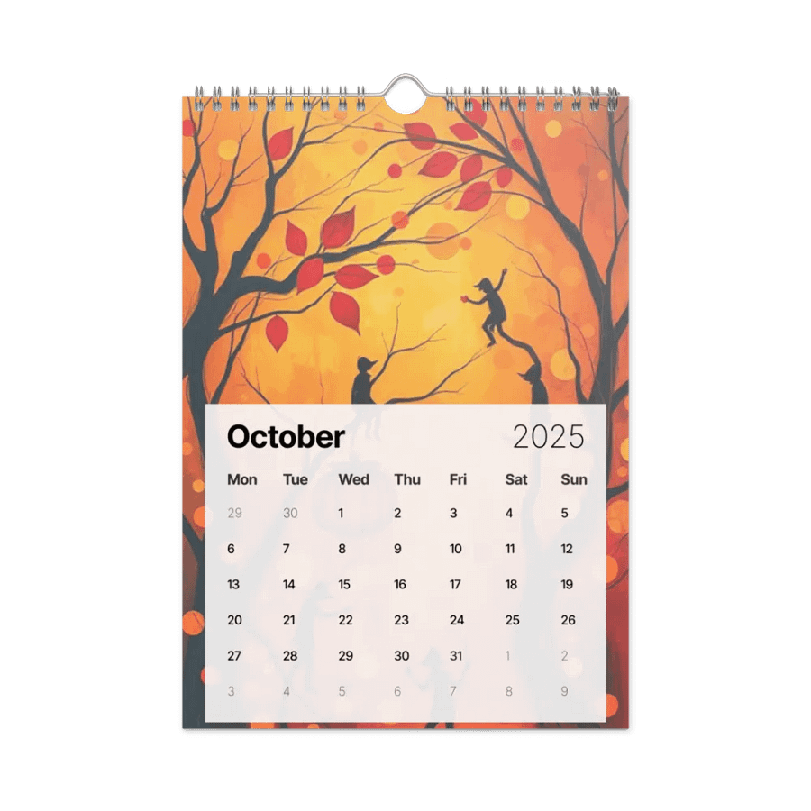 ART ABSTRACT WALL CALENDAR 2025 product image (12)