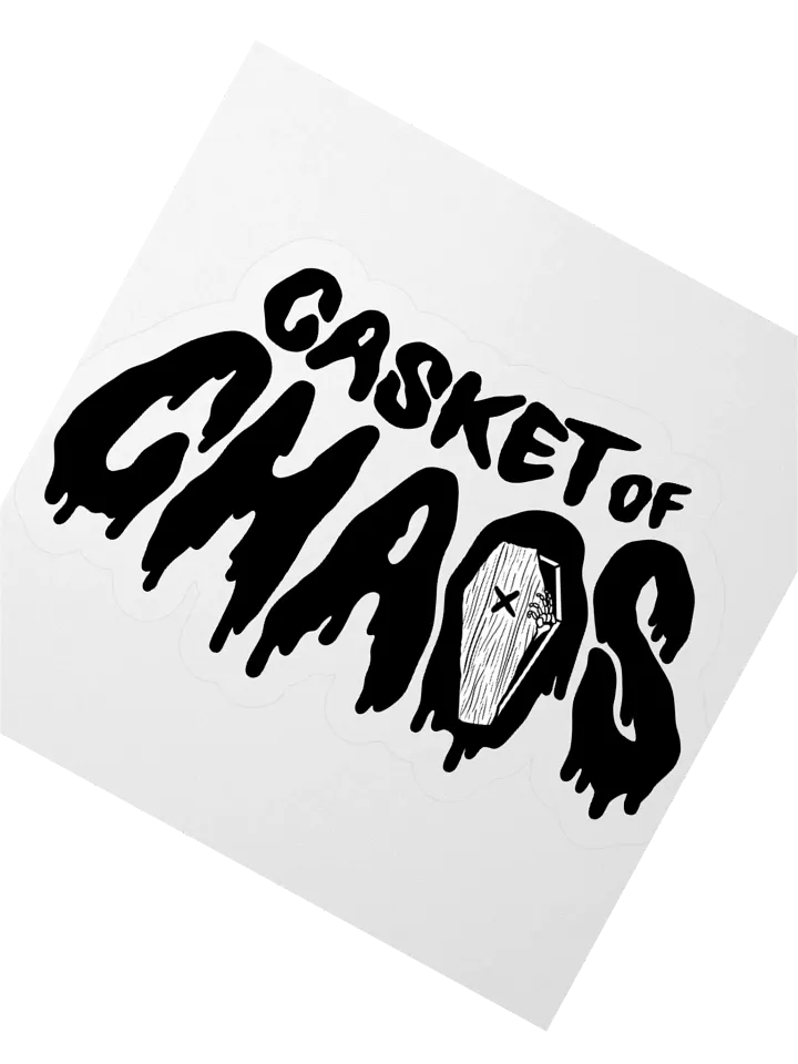 Casket of Chaos (Black) Kiss Cut Stickers product image (2)