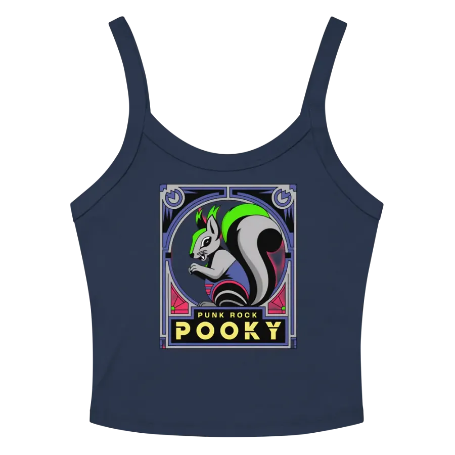 Neon Punk Squirrel Ribbed Tank product image (2)