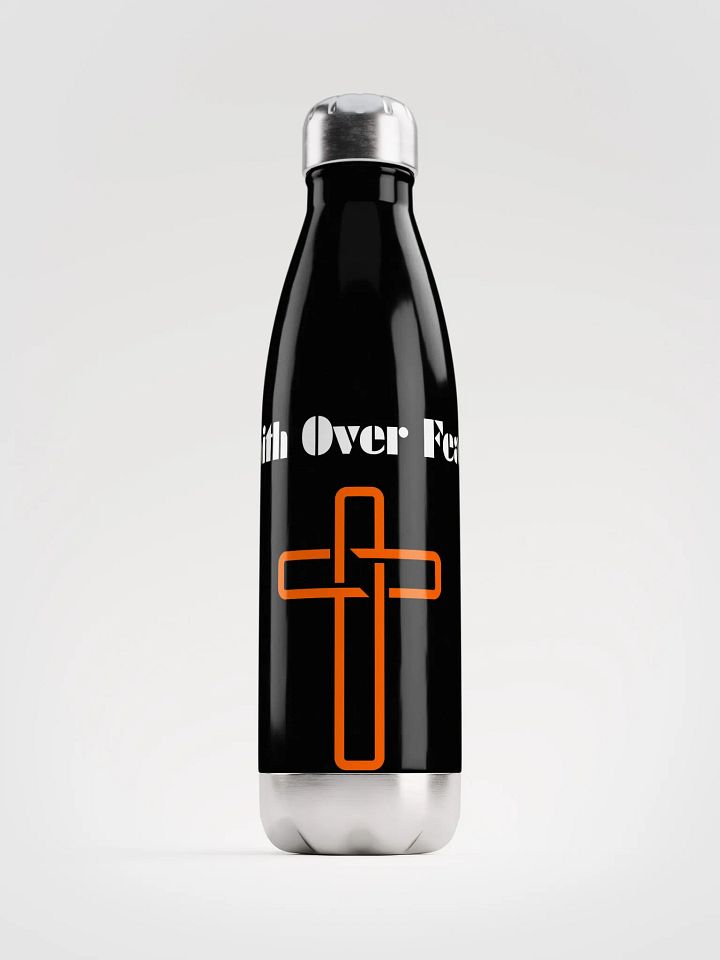 Faith Over Fear Stainless Steel Water Bottle product image (1)