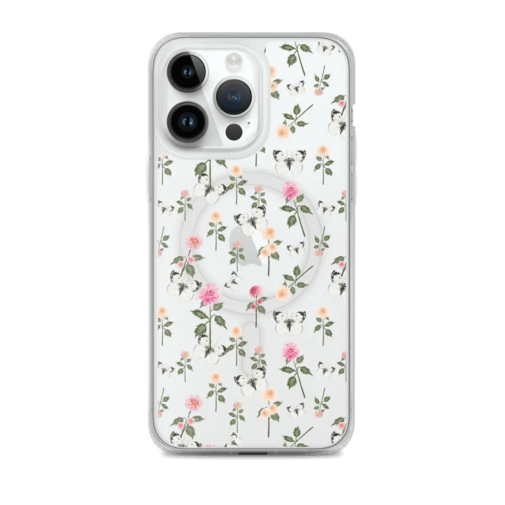 Butterfly Blooms iPhone® MagSafe® Clear Case product image (2)