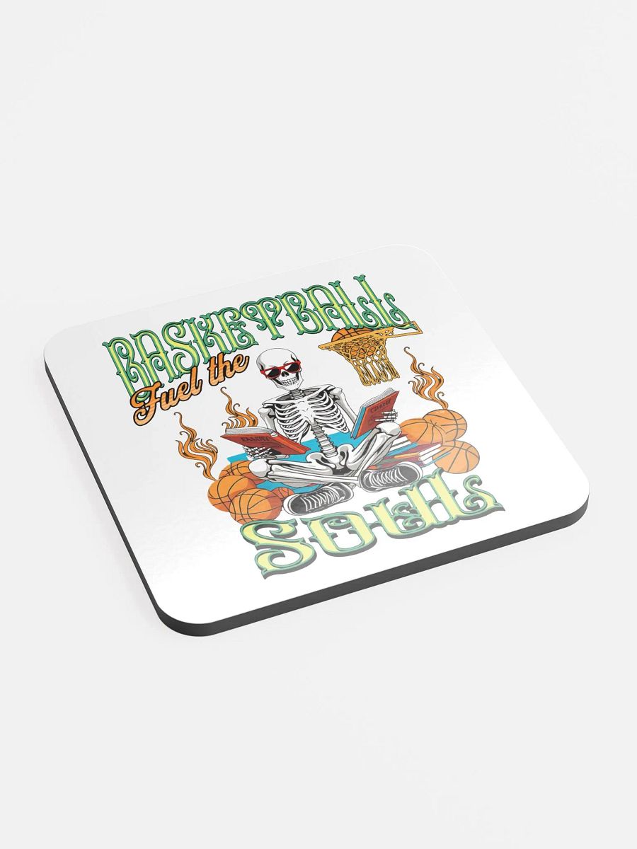 Basketball Fuel The Soul Skeleton Basketball Coaster product image (3)