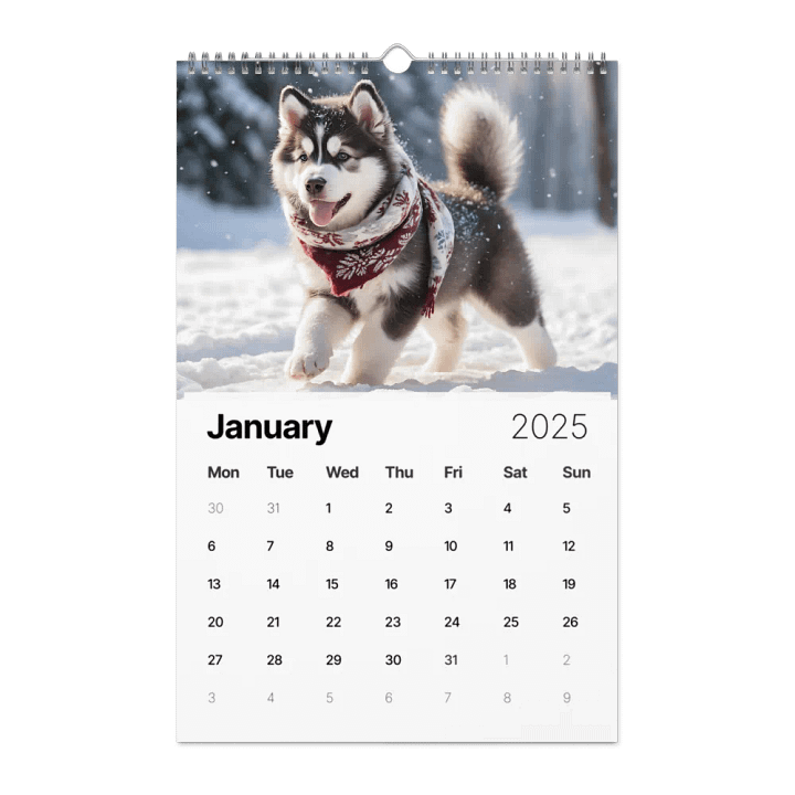 Snowy Paws 2025 Calendar product image (1)