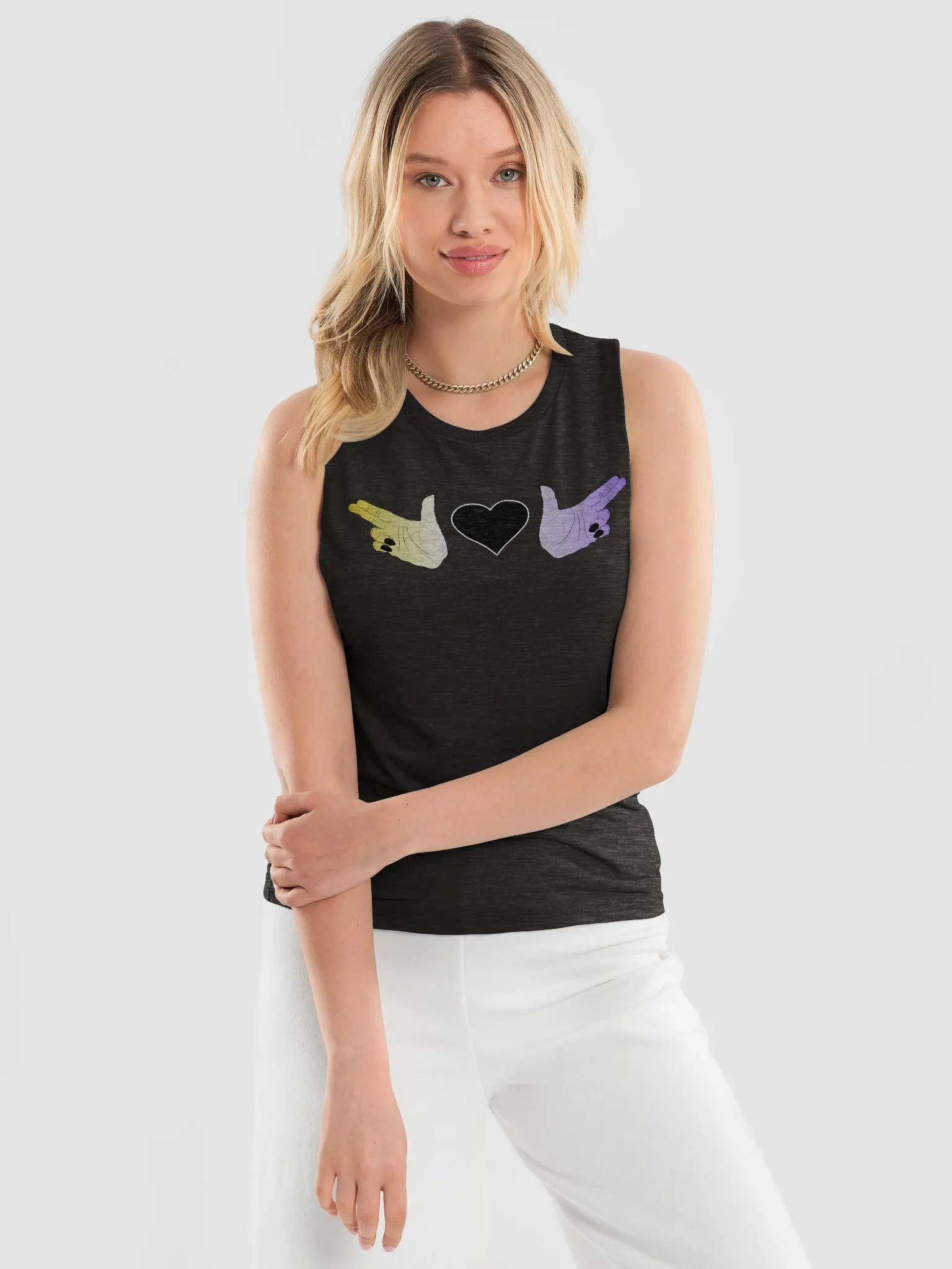 Finer Guns (enby Flag) Tank Top W product image (3)