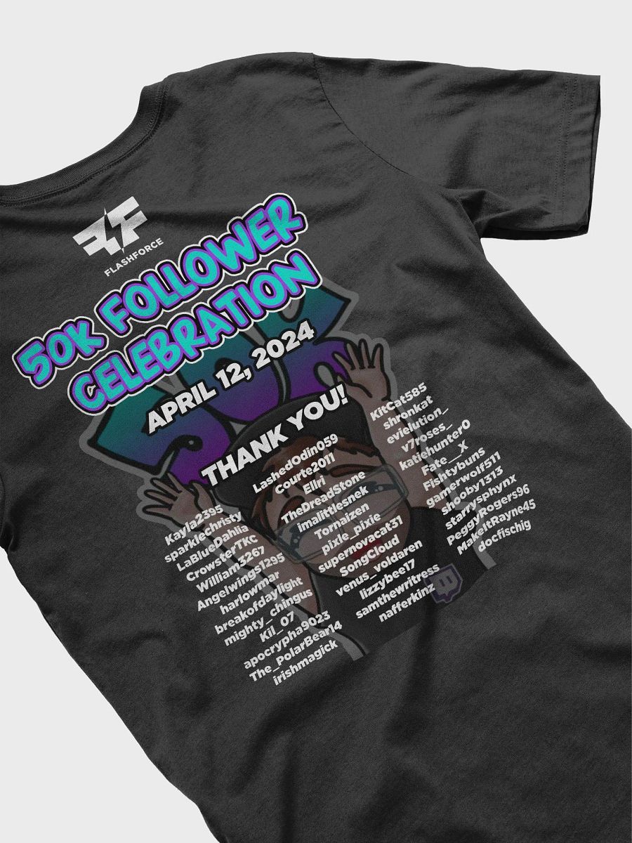 FlashForce 50k Twitch Celebration Shirt product image (4)