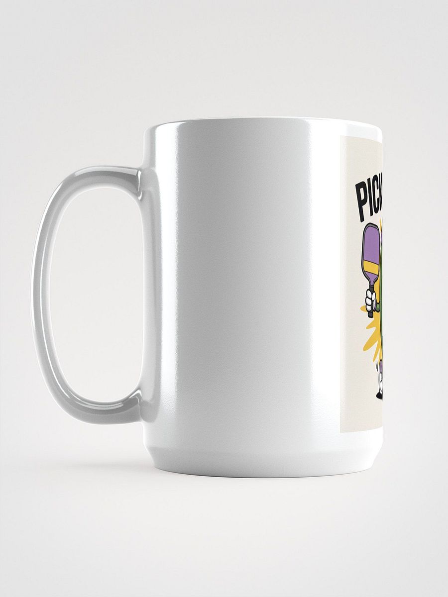 "Pickleball Power" Funny Cartoon Pickle Mug product image (6)
