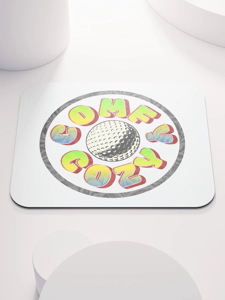 Comfy Cozy Golf Ball Mouse Pad product image (2)