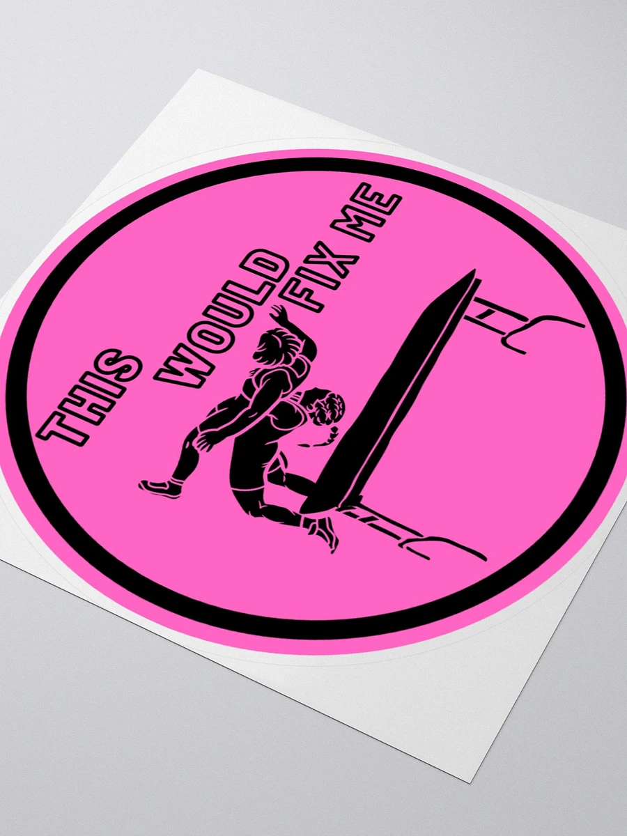 Fix Me Pink/Black Sticker product image (7)