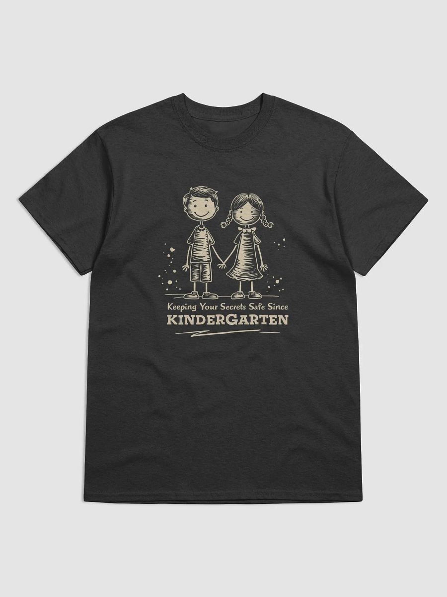 Keeping Your Secrets Safe Since Kindergarten T-Shirt – Cute Friendship Tee product image (2)