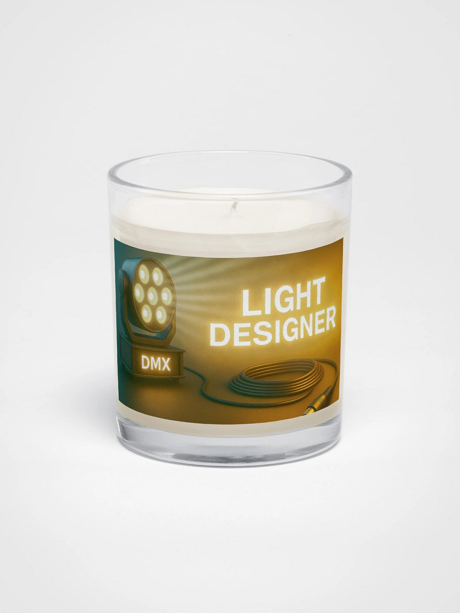 Theatrically Jerry: "LD" Light Designer Premium Soy Wax Candle product image (1)