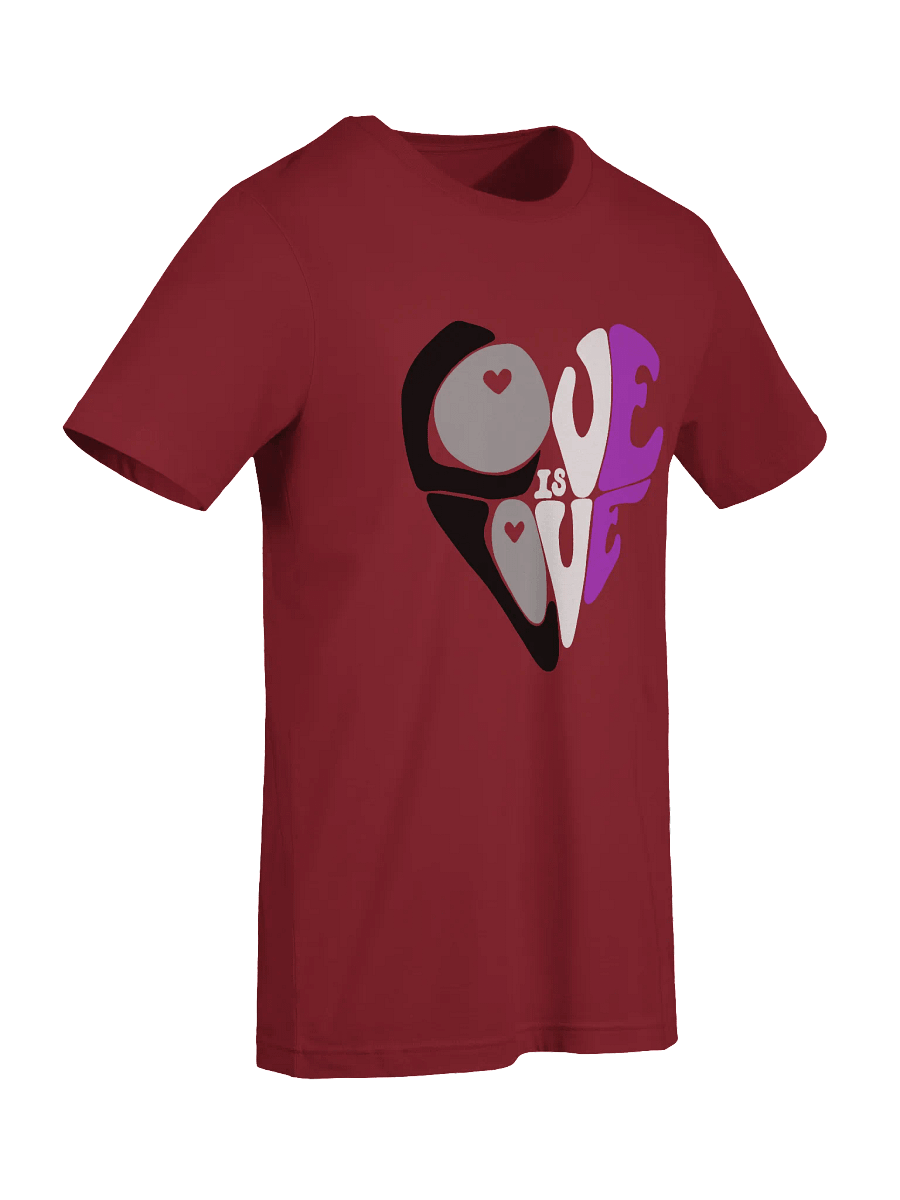 Asexual Love is Love big print tee product image (9)