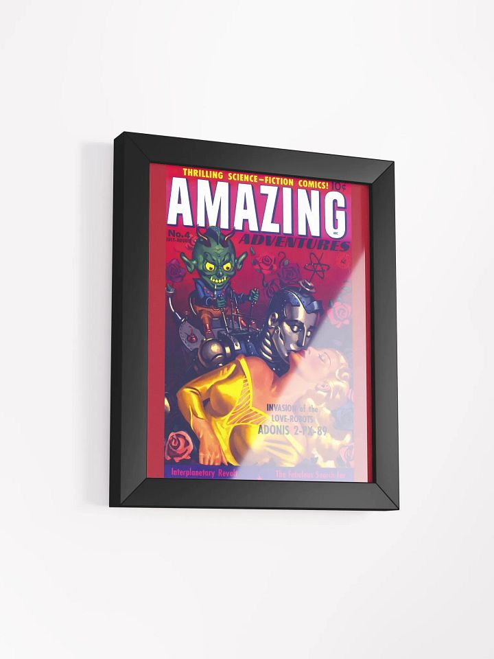 Love-Robots Invasion Vintage Poster product image (27)