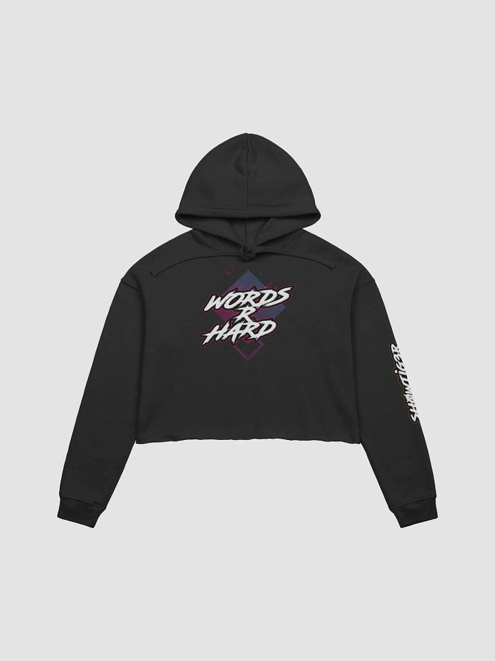 Words R Hard - Women's Crop Hoodie product image (2)