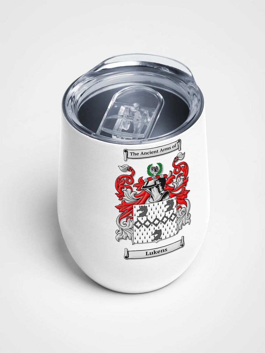 Lukens Family Crest - Wine Tumbler product image (4)