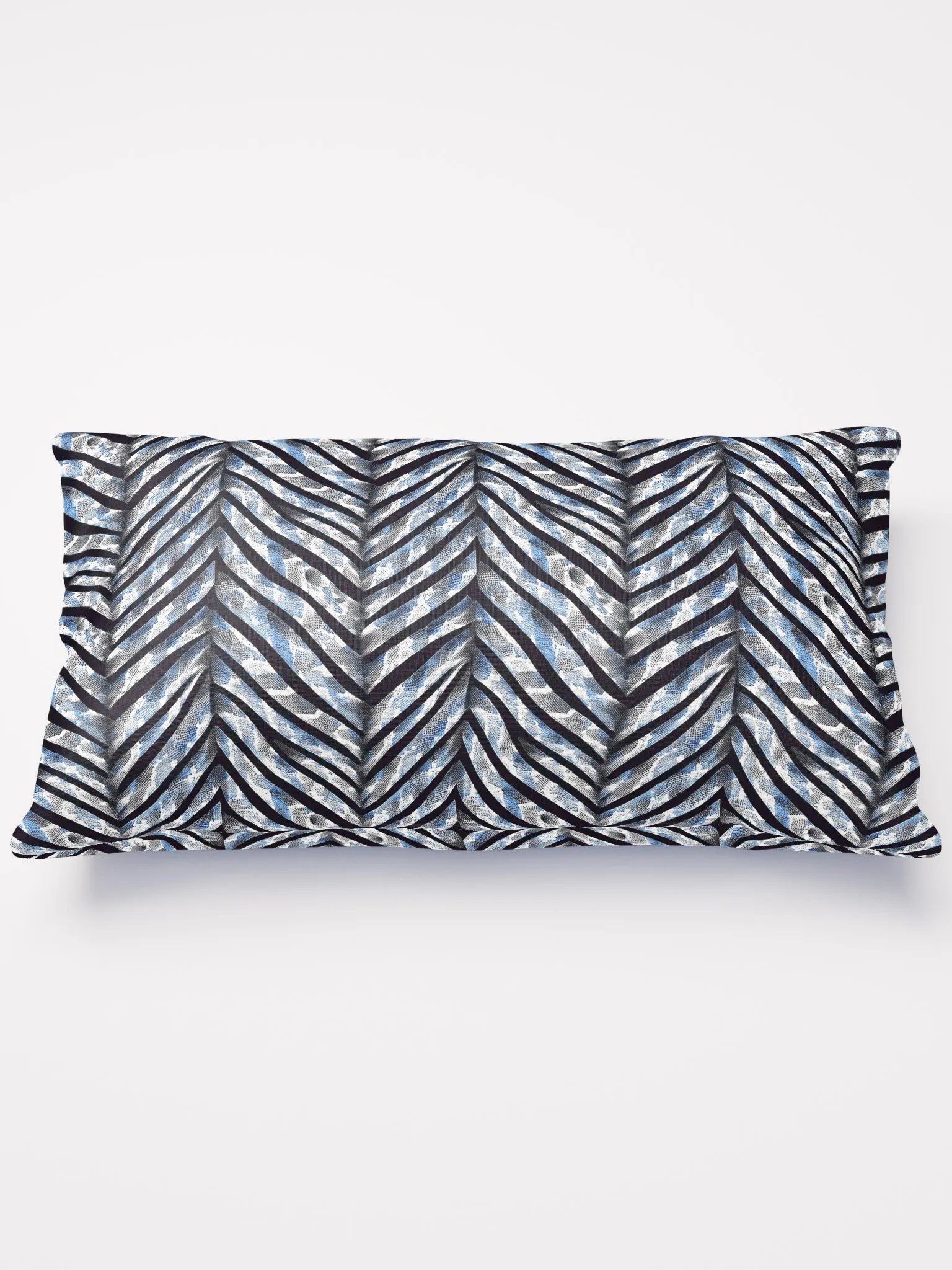 Blue Grey Snake Skin Pillow product image (3)